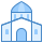 blue ui style city hall icon