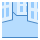 blue ui style stadtplatz icon