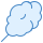 blue ui style cotton candy icon