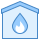 blue ui style fire station icon