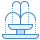 blue ui style fountain icon