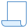 blue ui style papel icon