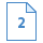 blue ui style dos páginas icon