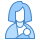 blue ui style stillen icon
