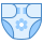 blue ui style pañal icon