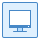 blue ui style sandbox icon