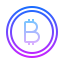 gradient style bitcoin icon