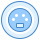 blue ui style s video icon