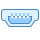 blue ui style usb 미니 icon
