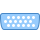 blue ui style vga icon