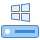 blue ui style c 드라이브 icon
