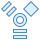 blue ui style firewire icon