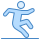 blue ui style slippery floor icon