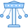 blue ui style merry go round icon