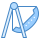 blue ui style swinging boat icon