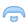 blue ui style baffi di frank zappa icon