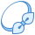 blue ui style headband icon