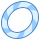 blue ui style scrunchy icon