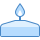 blue ui style spa candle icon