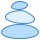 blue ui style stones icon