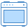 blue ui style cooker icon