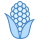 blue ui style corn icon