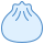 blue ui style dim sum icon