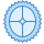 blue ui style durian icon
