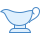 blue ui style soßenschüssel icon