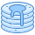 blue ui style 팬케이크 icon