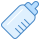 blue ui style babyflasche icon