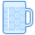 blue ui style beer mug icon