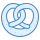 blue ui style brezel icon