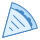 blue ui style quesadilla icon