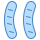 blue ui style 소세지 icon