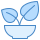 blue ui style healthy food icon