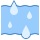blue ui style 수분 icon