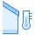 blue ui style außentemperatur icon