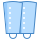 blue ui style gamaschen icon