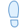 blue ui style 왼쪽 신발 icon