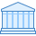 blue ui style 박물관 icon