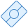 blue ui style 생체 인식 여권 icon