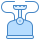 blue ui style 캠핑 가스 버너 icon