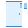 blue ui style türsensor icon