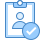 blue ui style id verified icon