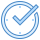 blue ui style 실시간 보호 icon