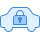 blue ui style vehicle insurance icon