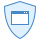 blue ui style anwendung schild icon