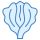 blue ui style lettuce icon