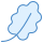 blue ui style 참나무 잎 icon